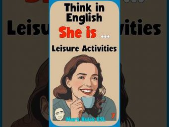 She Is - Leisure Activities | English Class - Mark Kulek ESL