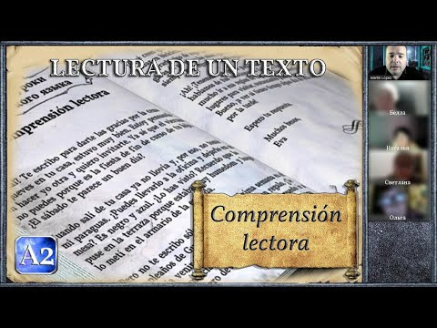 Lectura de un texto Lectura de un texto