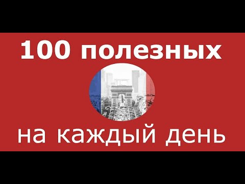 ФРАНЦУЗСКИЙ ЯЗЫК 100 ПОЛЕЗНЫХ ФРАЗ НА КАЖДЫЙ ДЕНЬ