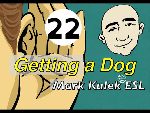 Getting a Dog - conversation, Q&A, reading, shadowing | Mark Kulek - ESL