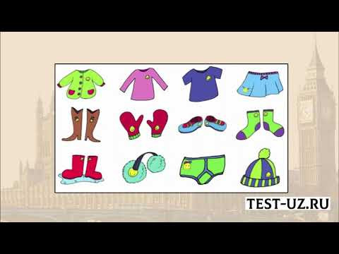 Одежда. Clothes