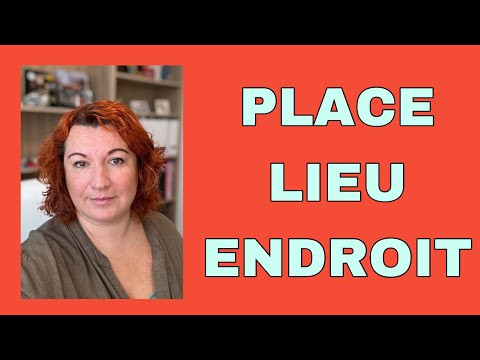 PLACE / LIEU / ENDROIT PLACE / LIEU / ENDROIT