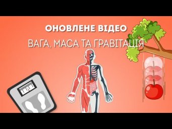 Оновлене відео про Вагу, Масу та Гравітацію