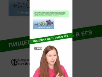 ПИЩЕВАЯ ЦЕПЬ РЫБ В ЕГЭ #биология #биологияегэ #экологияегэ