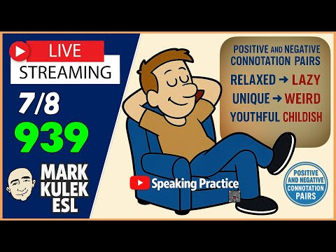 Speak English | Live Stream English Class with Mark Kulek ESL