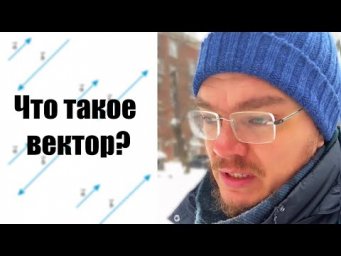 ✓ Что такое вектор? Чем отличается понятие "вектор" от понятия "направленный отрезок" | Борис Трушин