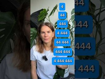 4, 44, 444&hellip;