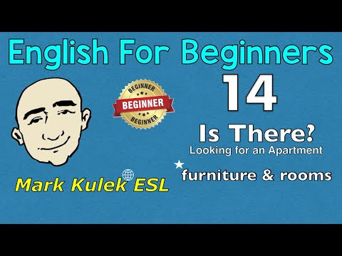 Is There? (furniture & rooms) - English for beginners | Mark Kulek - ESL