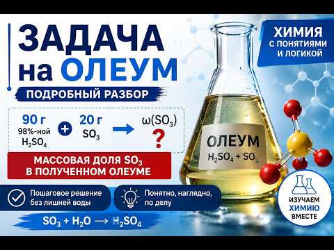 задача 3 на олеум