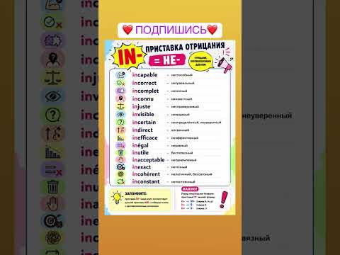 In- = отрицание #французский #французскийснуля #французскийонлайн #урокифранцузского #французскийпоп