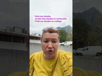 Faire les &eacute;tudes #французский #французскийснуля #французскийонлайн #урокифранцузского #французскийпо