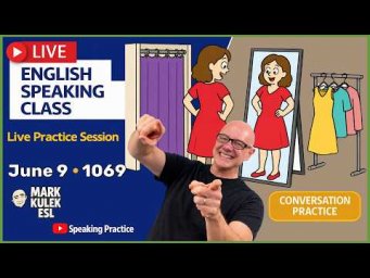 English Class with Mark Kulek ESL (Live Stream Class - 1069)
