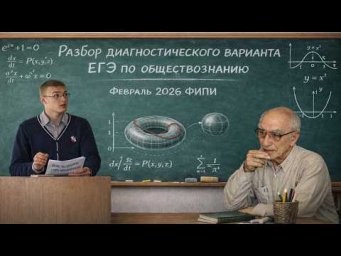 Разбор февральского варианта ЕГЭ по обществознанию 2026 от ФИПИ, урок Ощепкова