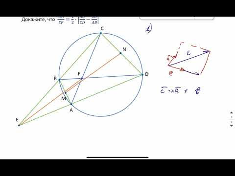 Векторный метод Планиметрия Задача №1