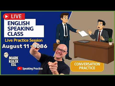 English Class with Mark Kulek ESL (Live Stream Class - 1086)