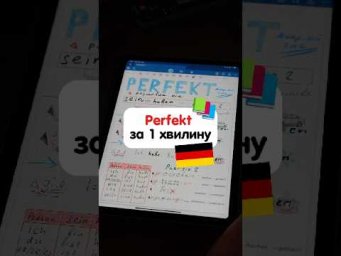 Все про Perfekt в німецькій мові 
