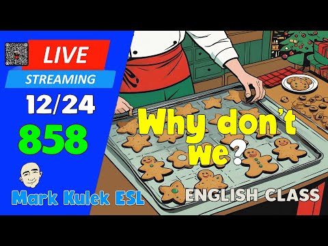Christmas | Live Stream English Class #858 with Mark Kulek ESL Christmas | Live Stream English Class #858 with Mark Kulek ESL