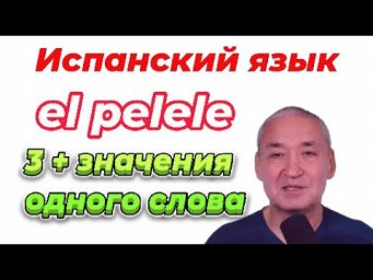 Испанский язык. 3 значения слова PELELE +.ещё одно) Как будет ПОДКАБЛУЧНИК по-испански.