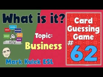 What is it? (business) | Fluency Practice - Mark Kulek ESL