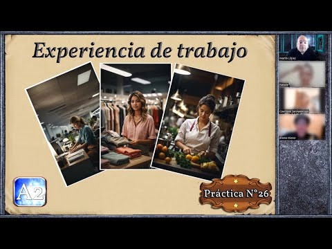 Práctica N° 26 (A2): Experiencia de trabajo Práctica N° 26 (A2): Experiencia de trabajo