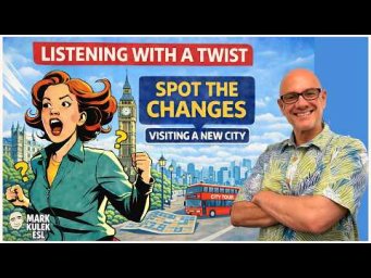 Visiting a New City &rarr; Listening Activity | Learn English with Mark Kulek ESL