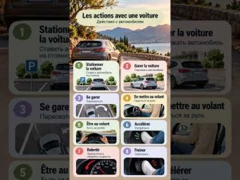 Stationner la voiture #французскийязык #французскийпополочкам #учитьфранцузский #урокфранцузский