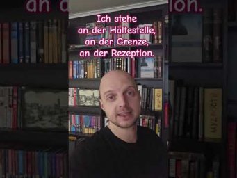 am Tisch oder neben dem Tisch? Предлог AN der Grenze. am Meer. #deutschkurs