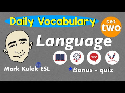 Language Learning - daily vocabulary practice | Mark Kulek - ESL Language Learning - daily vocabulary practice | Mark Kulek - ESL