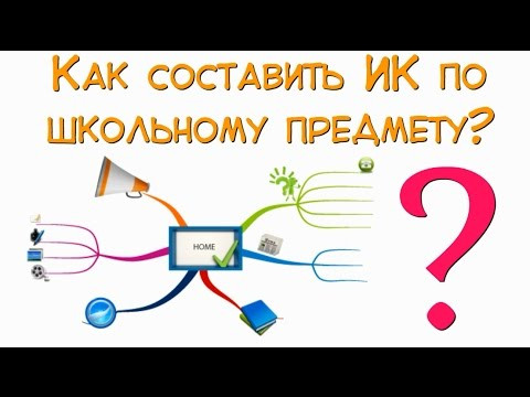 Как составить интеллект карту по школьному учебнику