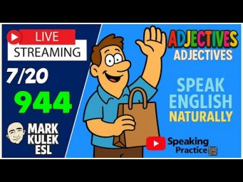 Adjectives - describing bags | Speak English Naturally - LiveStream Class