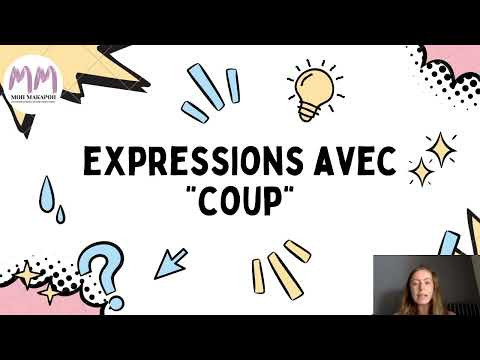 Французский язык. Expressions avec "coup"
