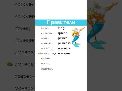 Быстро запоминаем ЛЕКСИКУ по теме ПРАВИТЕЛИ - KINGS & QUEENS Быстро запоминаем ЛЕКСИКУ по теме ПРАВИТЕЛИ - KINGS & QUEENS