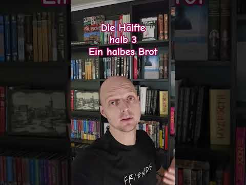 как сказать на немецком одна вторая, третья, десятая? halb oder Hälfte. #deutsch как сказать на немецком одна вторая, третья, десятая? halb oder Hälfte. #deutsch