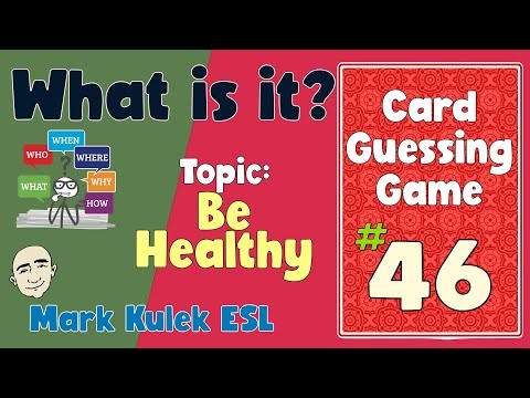 What is it? (be healthy) | Fluency Practice - Mark Kulek ESL What is it? (be healthy) | Fluency Practice - Mark Kulek ESL
