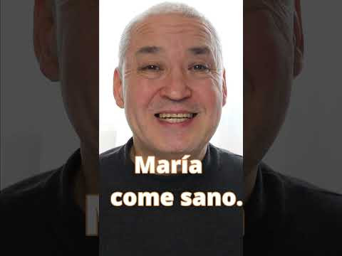 Испанский в ШОРТАХ. Comer sano.#shorts