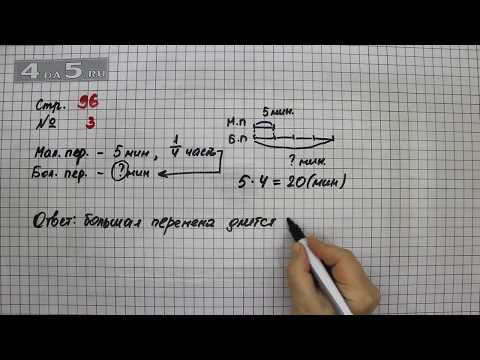 Страница 96 Задание 3 – Математика 3 класс Моро – Учебник Часть 1 Страница 96 Задание 3 – Математика 3 класс Моро – Учебник Часть 1
