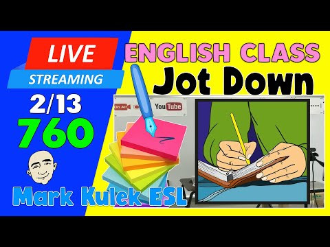 The Past Perfect (the day before) | Live Stream English Class #760 with Mark Kulek ESL