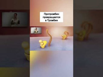Образование тромба .