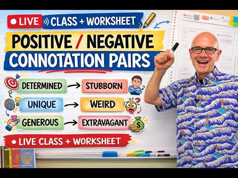Adjective Pairs: positive / negative meaning (Mark Kulek ESL) Adjective Pairs: positive / negative meaning (Mark Kulek ESL)