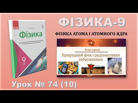 ФІЗИКА-9 | Урок 74 (10) | Природний фон і радіоактивне забруднення.