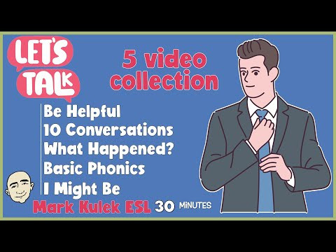 30 Minutes of English Speaking Practice (Talk in English) with Mark Kulek ESL