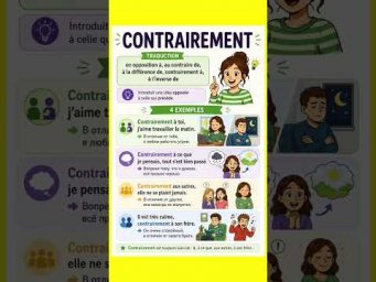 Contrairement #французский #французскийязык #французскийпополочкам #французскийснуля