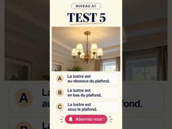 Test 5 NIVEAU A1 #французскийпополочкам #урокифранцузького #французскийонлайн #французськамова