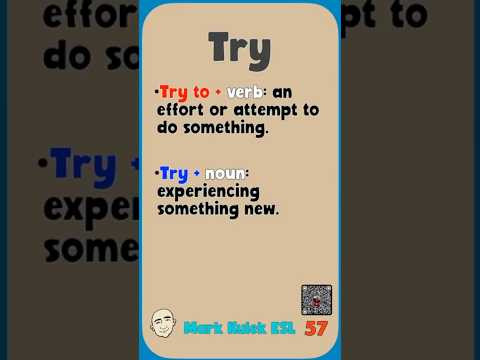 Try: make sentences (pattern) #MarkKulekESL #LearnEnglish Try: make sentences (pattern) #MarkKulekESL #LearnEnglish