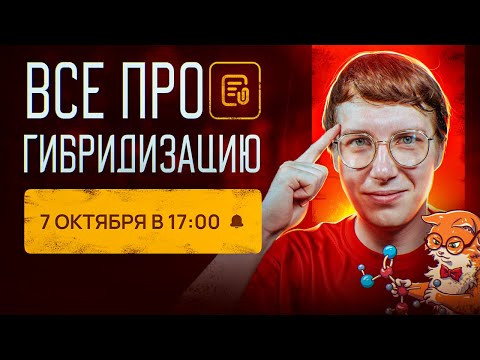 Все про гибридизацию в органической химии. Органика С НУЛЯ | Химия для 10 класса и ЕГЭ-2024 Все про гибридизацию в органической химии. Органика С НУЛЯ | Химия для 10 класса и ЕГЭ-2024