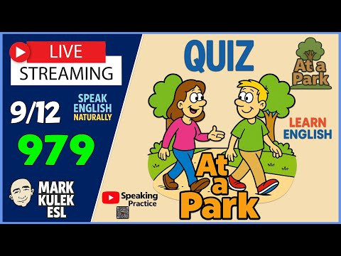 At a Park &rarr; Quiz | Learn English with Mark Kulek ESL