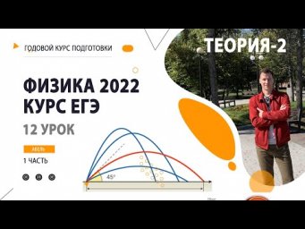 12 урок. Кинематика-2 ТЕОРИЯ-2- Годовой курс ФИЗИКА ЕГЭ 2022 Абель