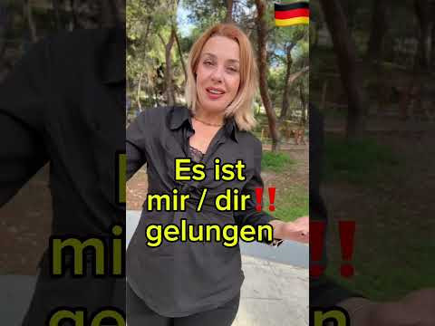 misslingen- misslang- ist misslungen Немецкий В2