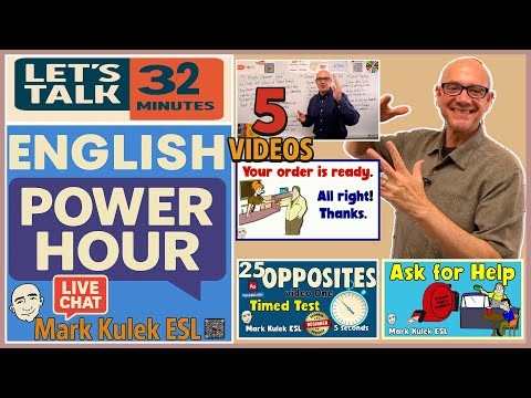 English Power Hour: 5 Video Lessons + Live Chat with Mark Kulek English Power Hour: 5 Video Lessons + Live Chat with Mark Kulek