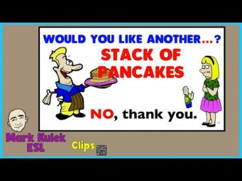 Would You Like Another? - food | Speak English (clips) with Mark Kulek ESL